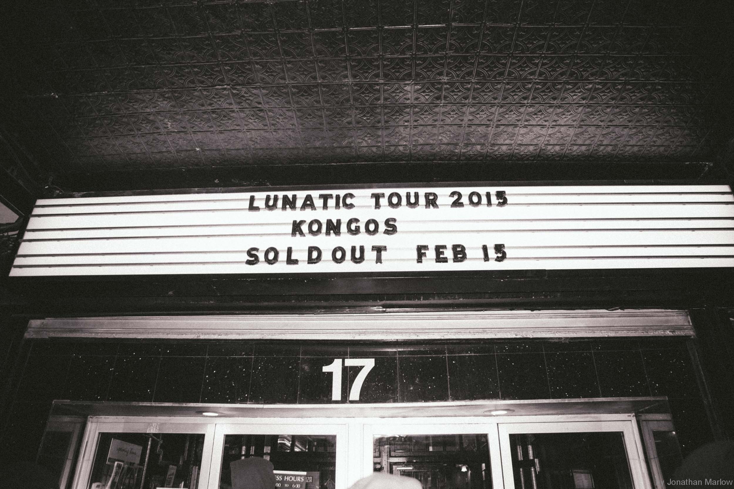 Kongos Lunatic Tour New York City Irving Plaza "Sold Out"