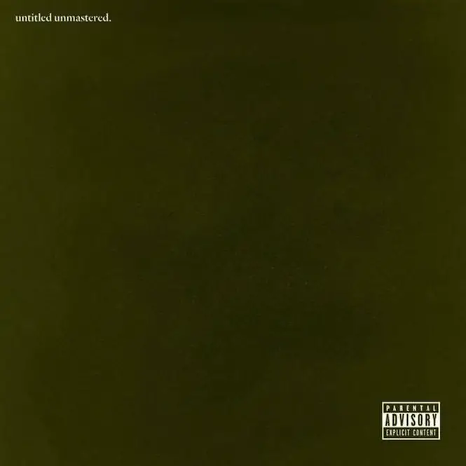 Untitled Unmastered - Kendrick Lamar