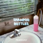 Shampoo Bottles- Peach Pit