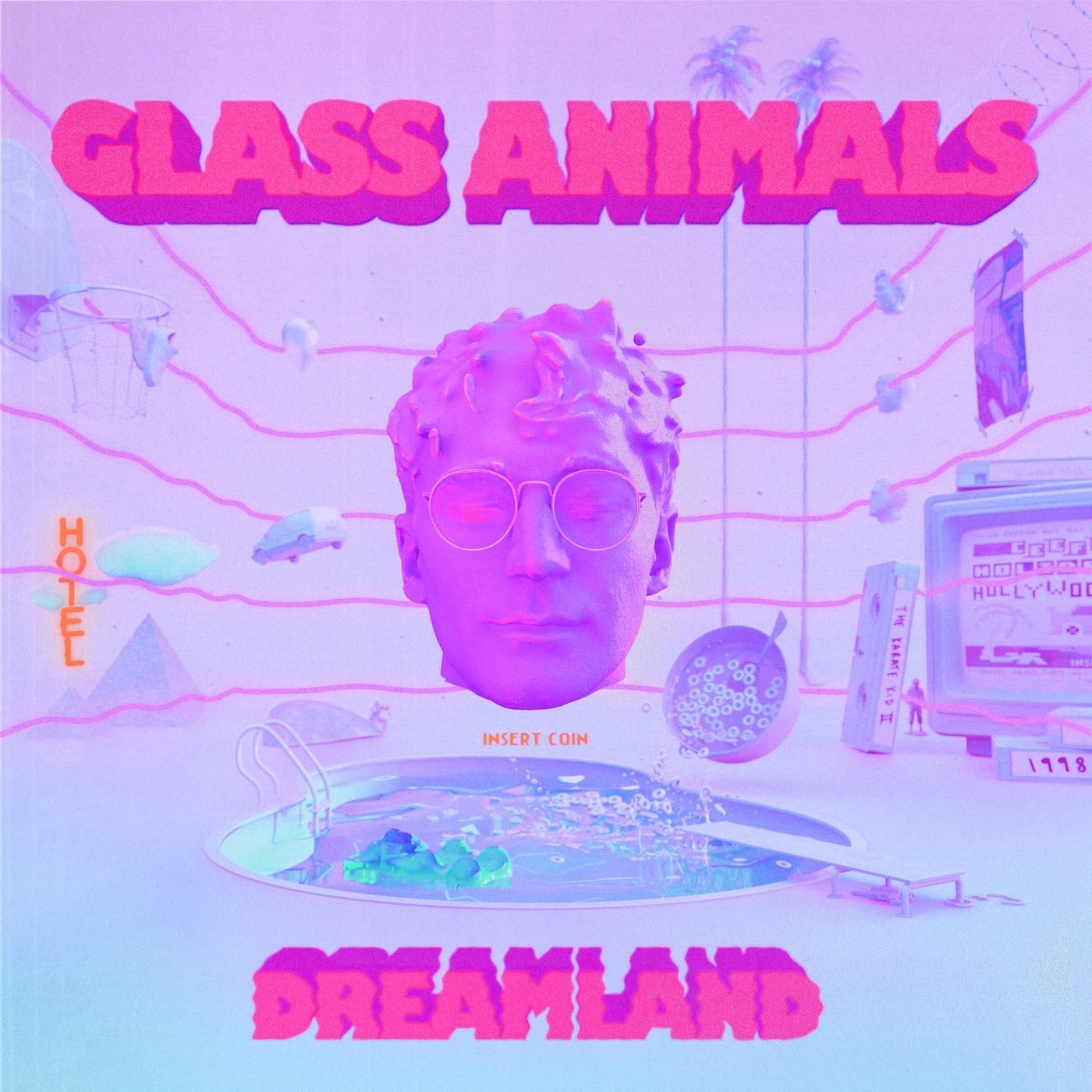 'Dreamland' album artwork - Glass Animals