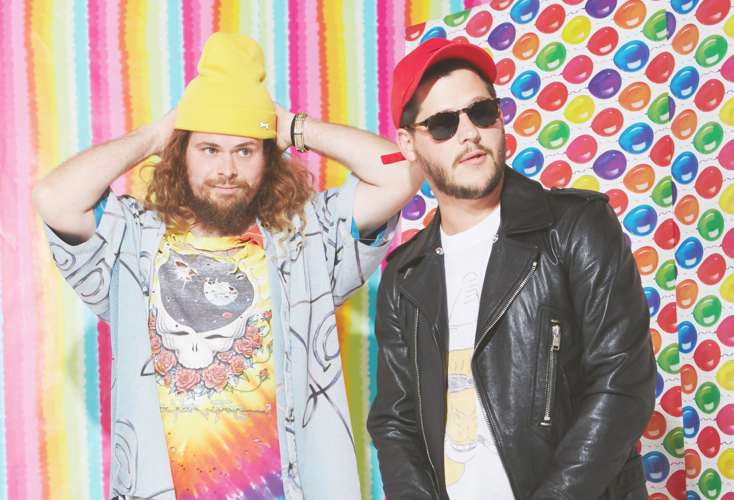 Wavves' Stephen 'Stevie' Pope (left) and Nathan Williams (right) // credit: Alexandra Gavillet