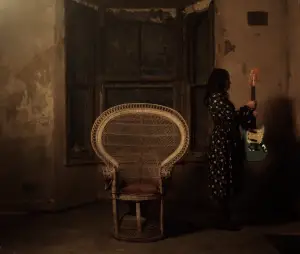 Screenshot from Keiandra's "Wanted" music video