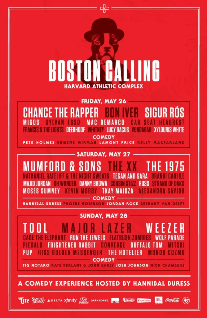 Boston Calling May 2017 Lineup
