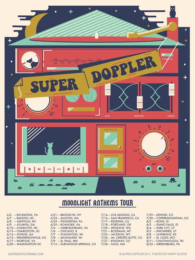 Super Doppler tour poster 2017