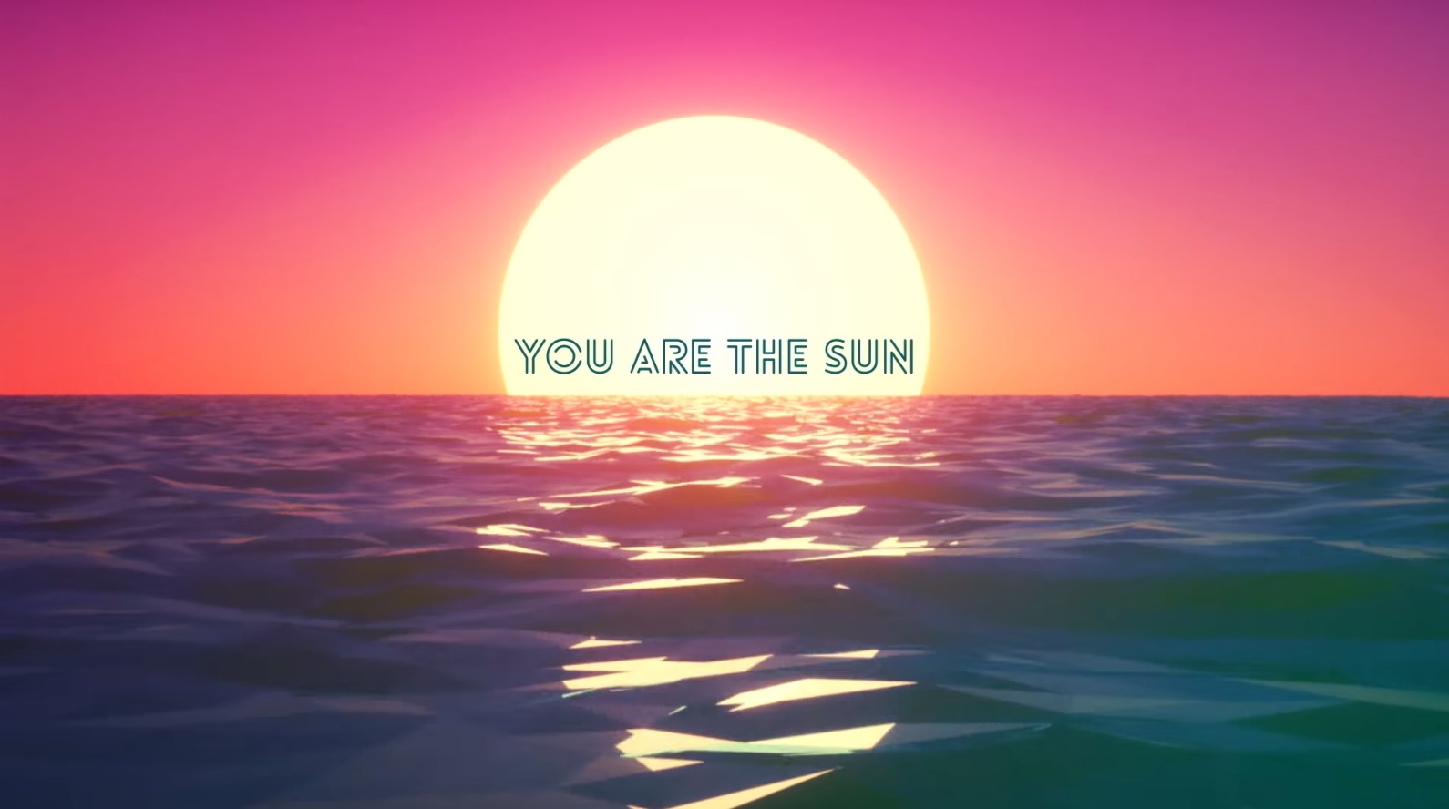 You Are the Sun - Sunset Neon