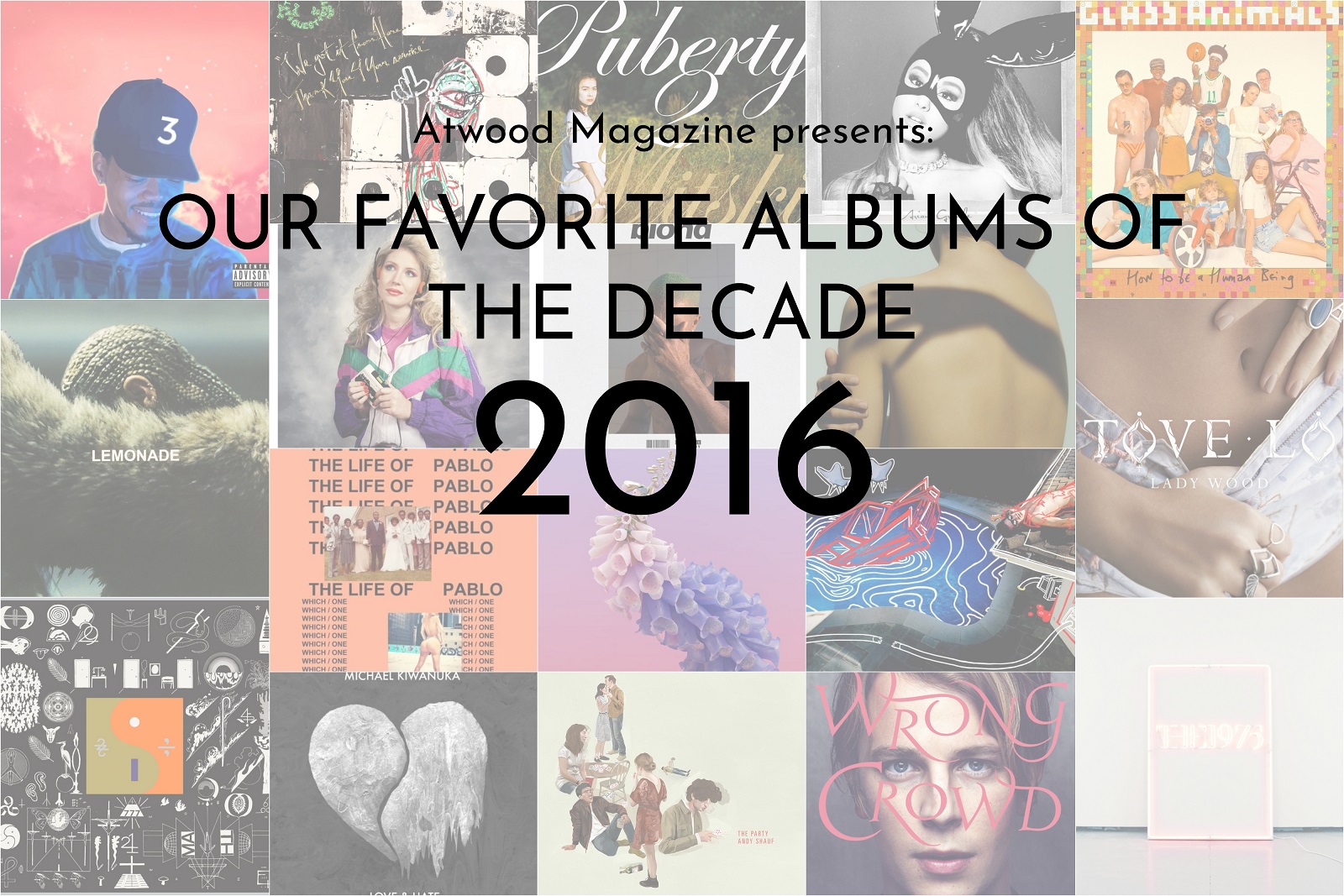Our Favorite Albums of 2016