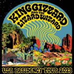 King Gizzard & the Lizard Wizard USA Residency Tour 2023 poster