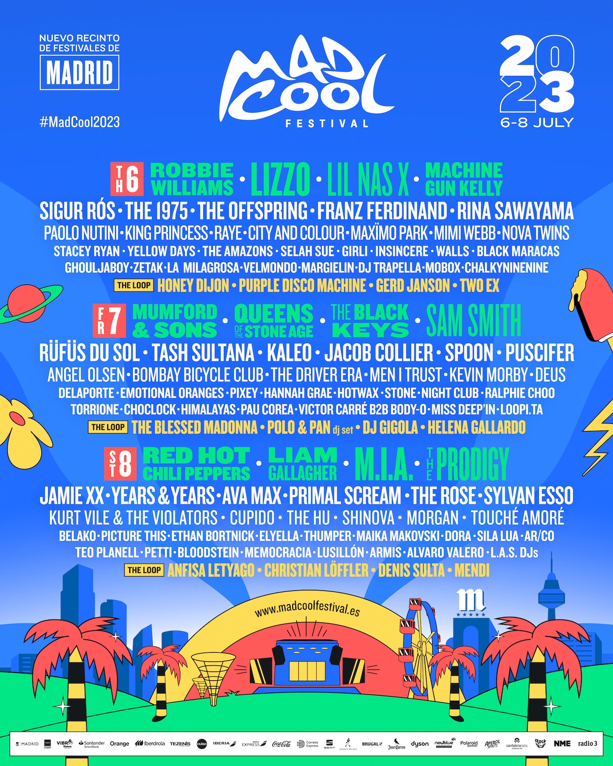 Dua Lipa, Pearl Jam For Mad Cool Festival 2024, Live